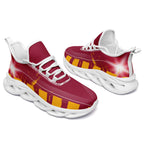 Custom Red Yellow Arizona MaxSoul Shoes and Hat Combo Offer Personalized Combo ZH-D020264-1