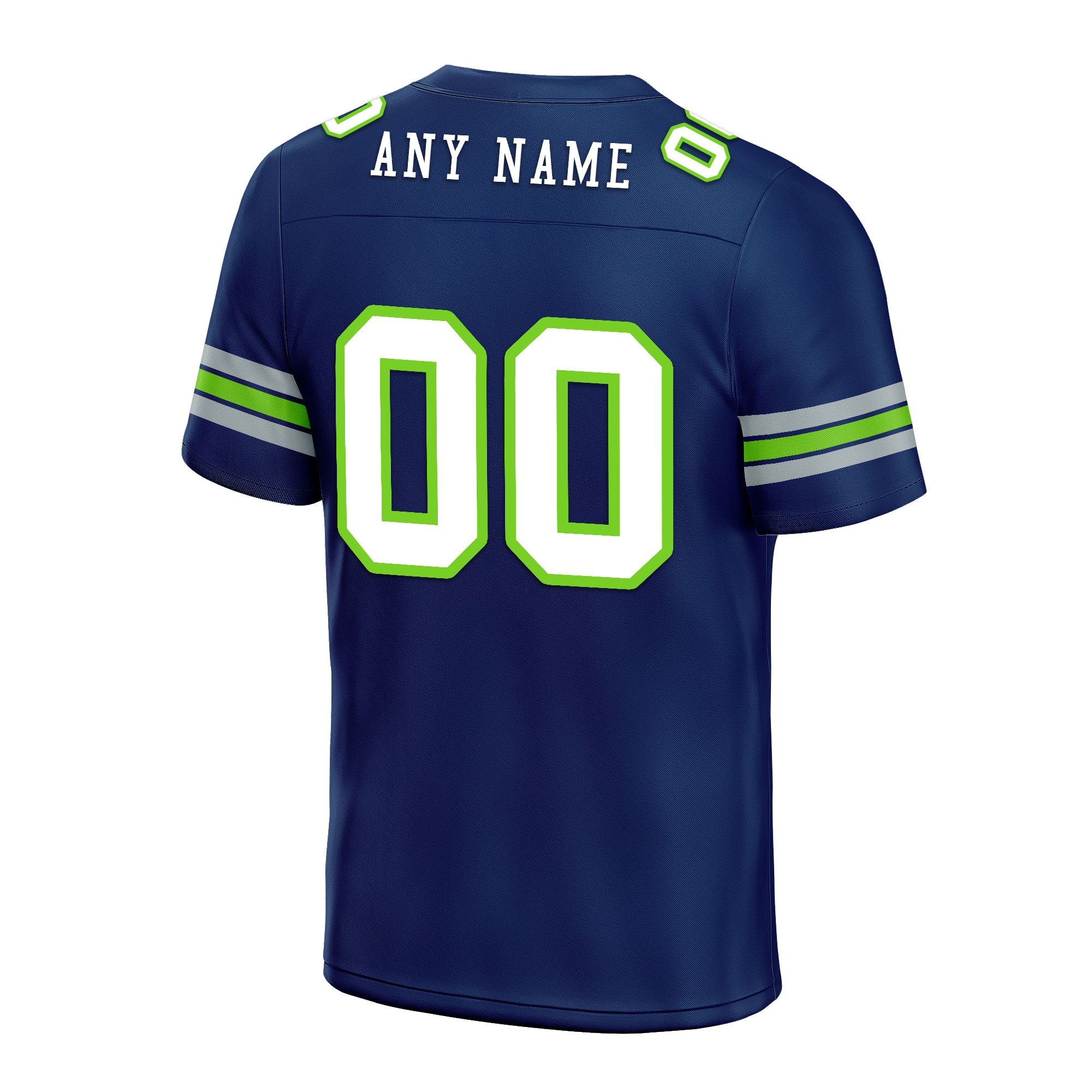 Custom Blue Classic Style Personalized Authentic Football Jersey FBJ02-bd0a70ad