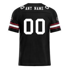 Custom Black Atlanta Personalized Authentic Football Jersey FBJ02-D020256-2