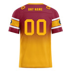Custom Red Yellow Arizona Personalized Authentic Football Jersey FBJ02-D020249-1