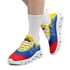 Custom Ecuador 2026 World Cup Sneakers DIY Country Flag Running Shoes Lightweight Sport Shoes Gift for Football Fans Personalized Team Name and Logo FN003-F009077-5