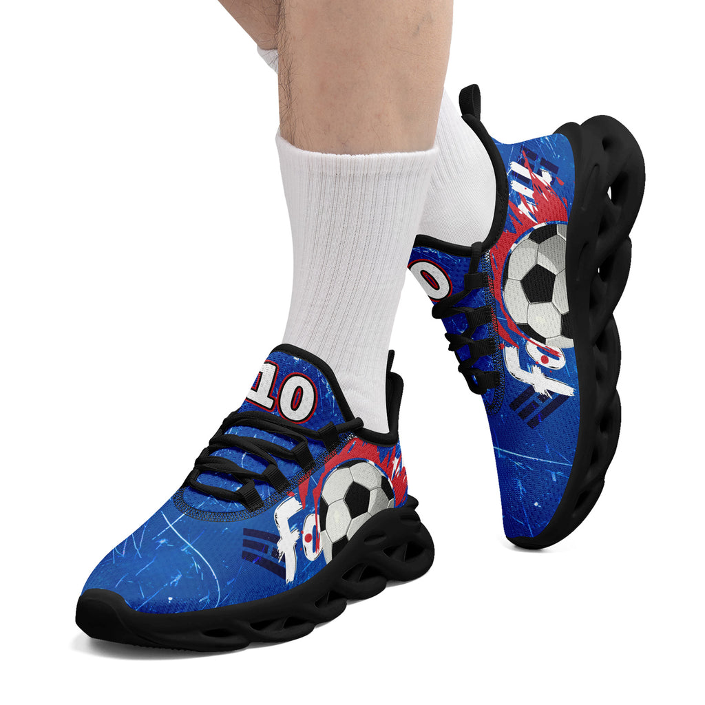 Custom South Korea 2026 World Cup Sneakers DIY Country Flag Running Shoes Lightweight Sport Shoes Gift for Football Fans Personalized Team Name and Logo FN003-F009054-3