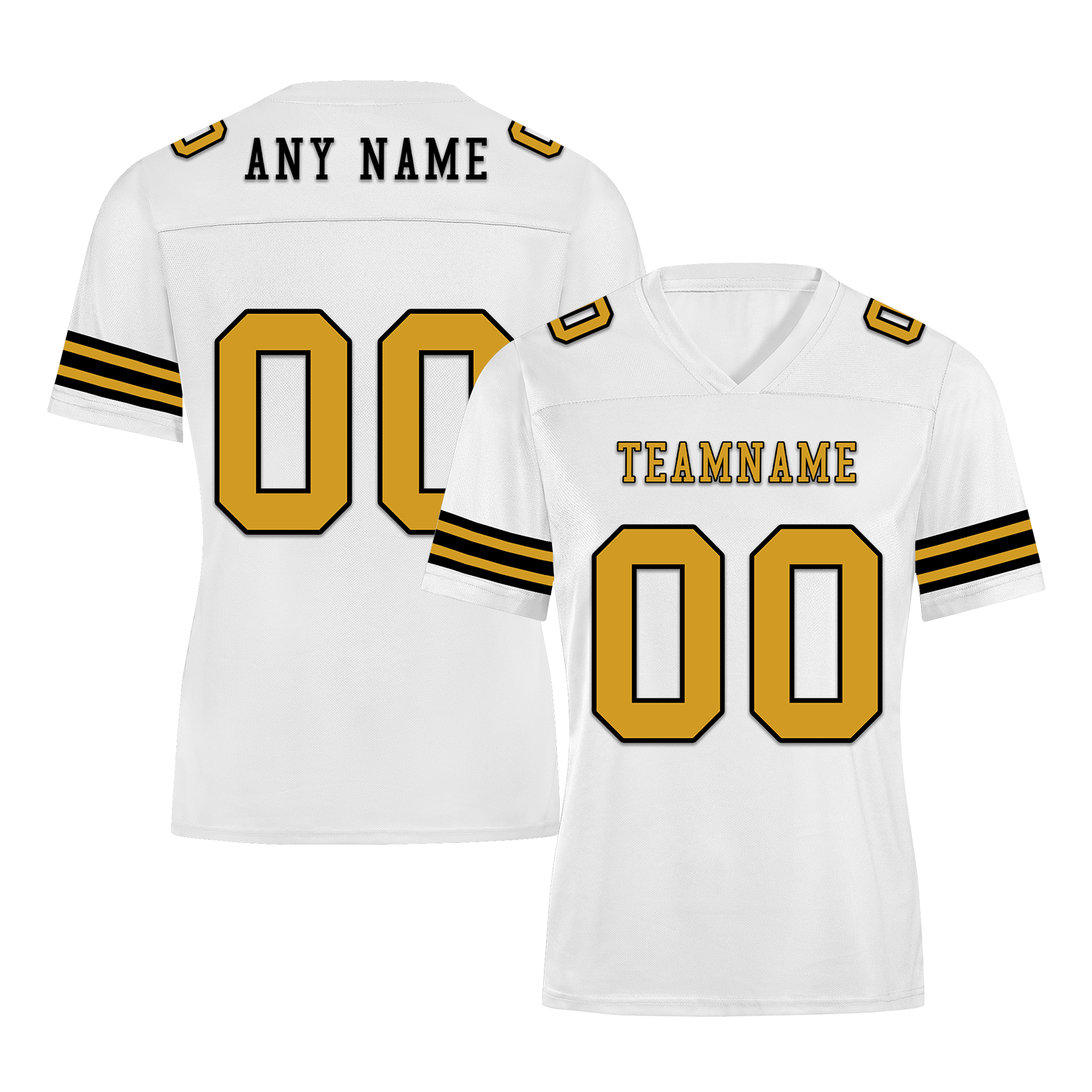 Custom White Classic Style Personalized Authentic Football Jersey FBJ02-bd0a70a0