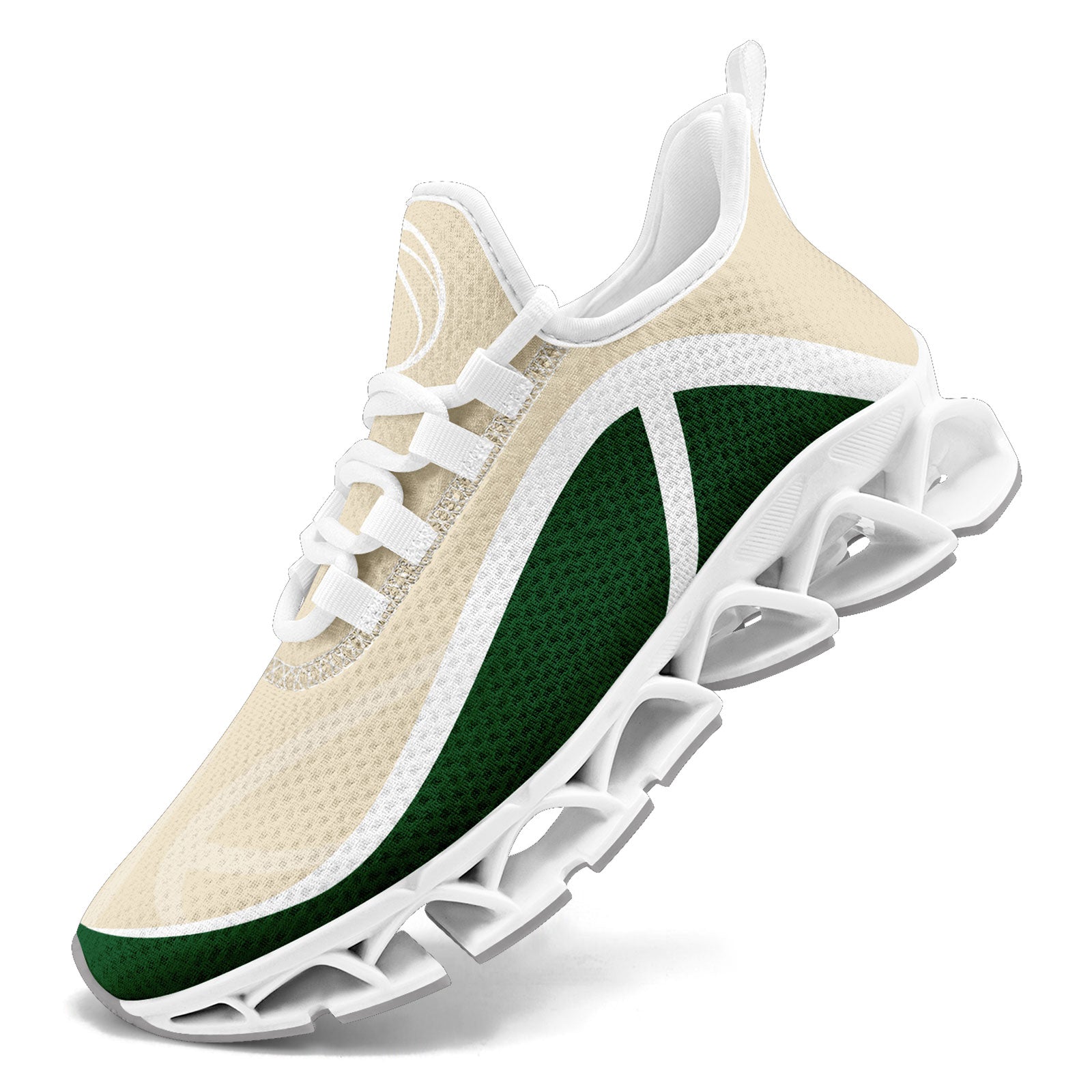 Custom Green Cream Maxsoul Shoes Personalized Sneaker FN003XD-D020391-14