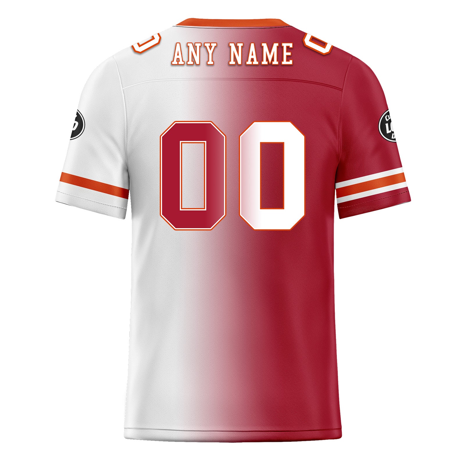 Custom White Red Florida Personalized Authentic Football Jersey FBJ02-D028017-15