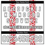 Custom White Red Soccer Sets Jersey Personalized SCJ101-D28033