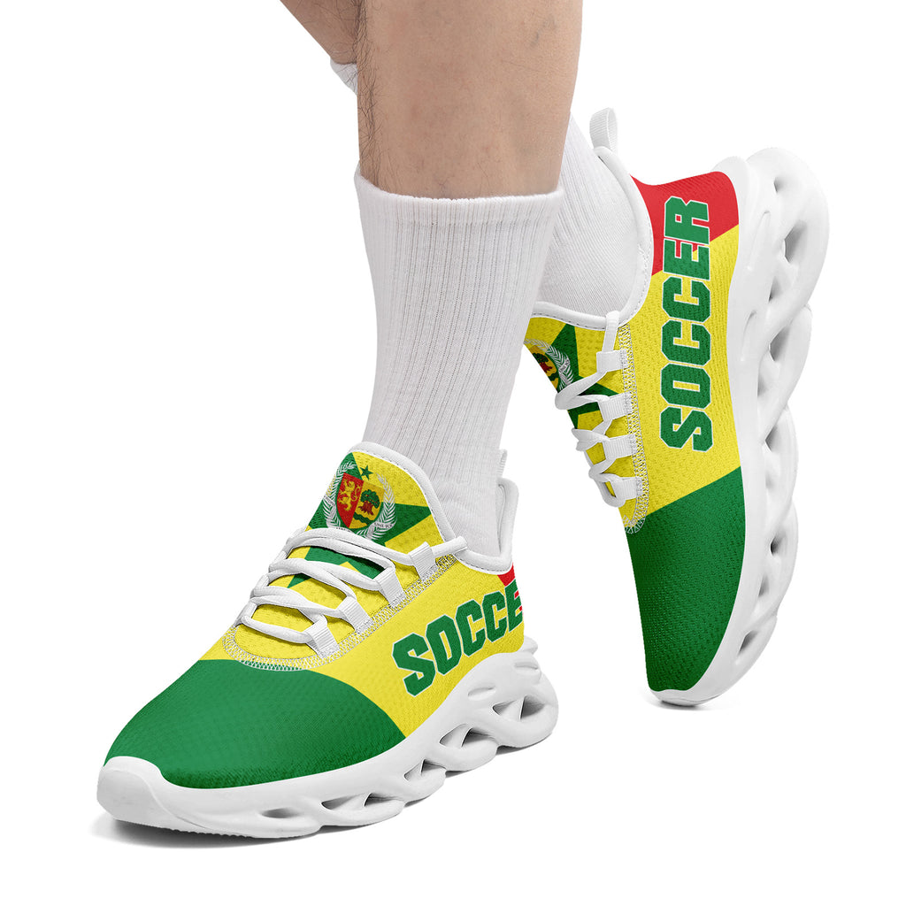 Custom Senegal 2026 World Cup Sneakers DIY Country Flag Running Shoes Lightweight Sport Shoes Gift for Football Fans Personalized Team Name and Logo FN003-F009094-3