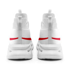 Custom White Red Kansas City Football Jersey and Sports Shoes Combo Offer Personalized Combo ZH-D025008-18