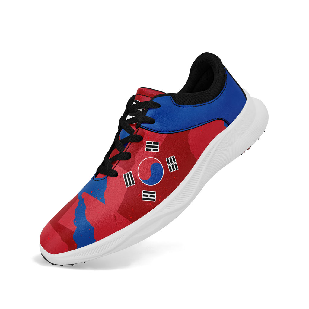 Custom South Korea 2026 World Cup Sneakers DIY Country Flag Running Shoes Lightweight Sport Shoes Gift for Football Fans Personalized Team Name and Logo FN062-F009110-5