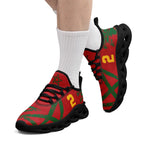 Custom Morocco 2026 World Cup Sneakers DIY Country Flag Running Shoes Lightweight Sport Shoes Gift for Football Fans Personalized Team Name and Logo FN003-F009115-1