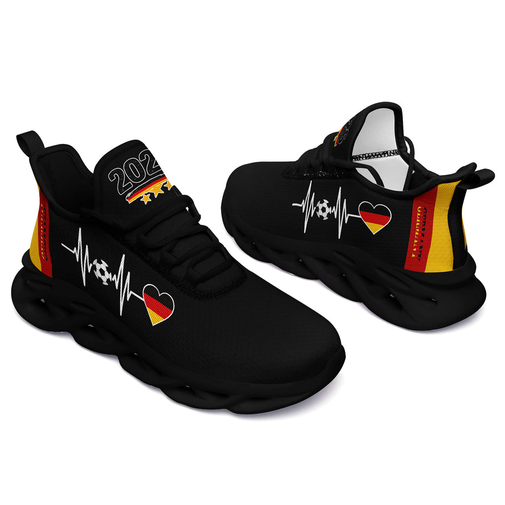 Custom Germany 2026 World Cup Sneakers DIY Country Flag Running Shoes Lightweight Sport Shoes Gift for Football Fans Personalized Team Name and Logo FN003-F025035-5
