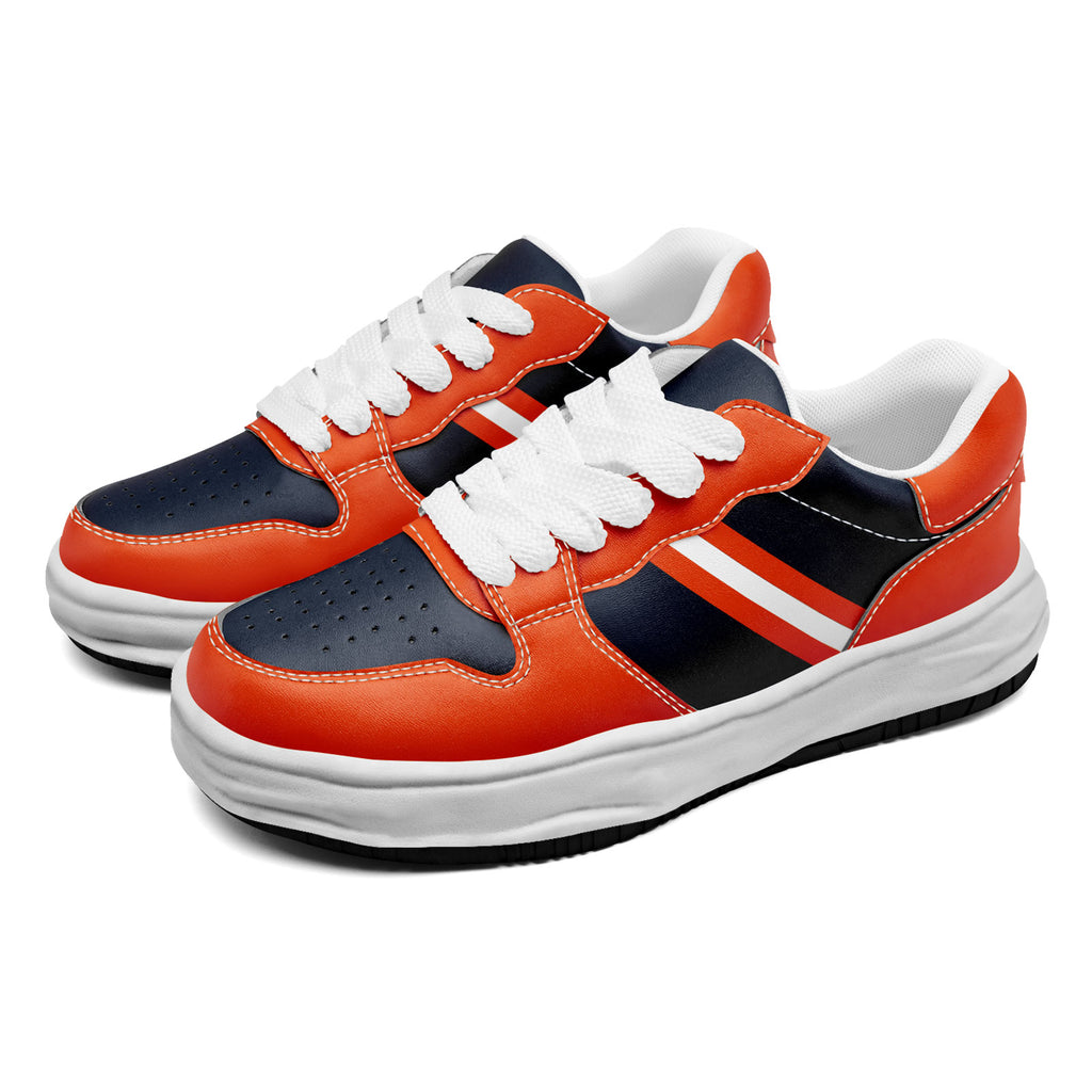 Custom Blue Orange Chicago Shoes Personalized Sneaker FN032-D020389-7