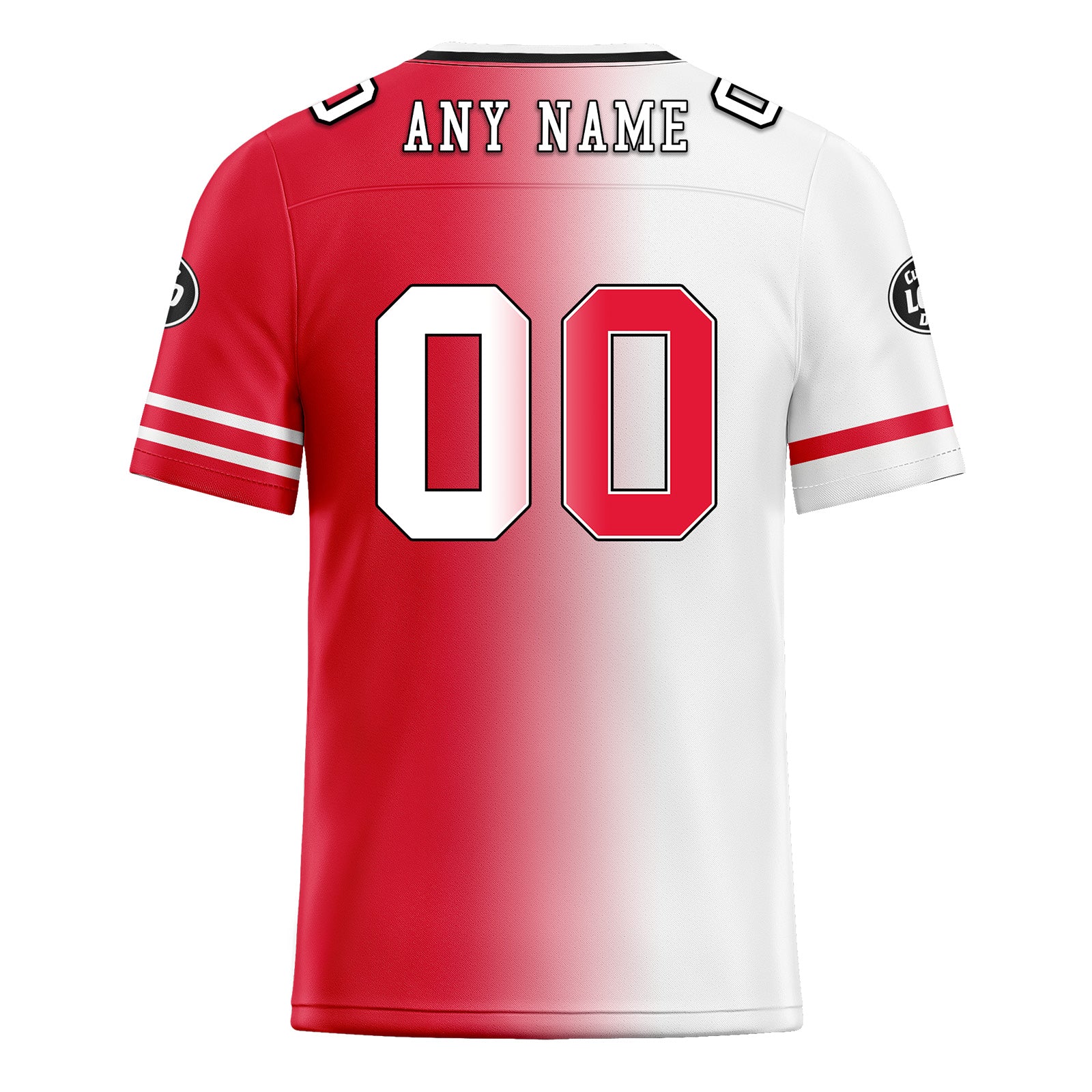 Custom Red White Missouri Personalized Authentic Football Jersey FBJ02-D028017-25