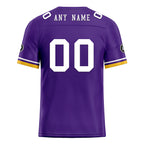Custom Purple Minnesota Personalized Authentic Football Jersey FBJ02-D020263-17