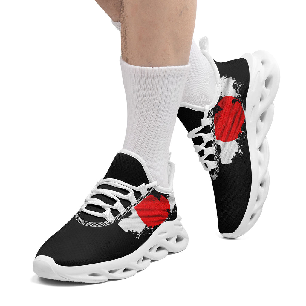 Custom Japan 2026 World Cup Sneakers DIY Country Flag Running Shoes Lightweight Sport Shoes Gift for Football Fans Personalized Team Name and Logo FN003-F025044-1