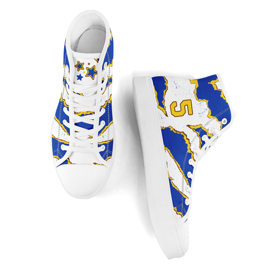 Custom Uruguay 2026 World Cup Sneakers DIY Country Flag Running Shoes Lightweight Sport Shoes Gift for Football Fans Personalized Team Name and Logo FN024-F009125-5