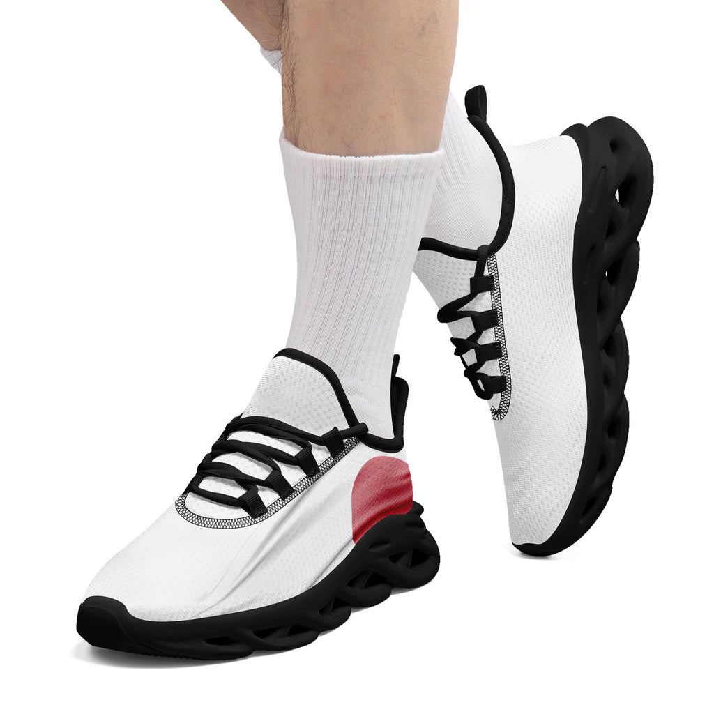 Custom Japan 2026 World Cup Sneakers DIY Country Flag Running Shoes Lightweight Sport Shoes Gift for Football Fans Personalized Team Name and Logo FN003-F025044-4