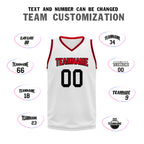 Custom Red White Black City Edition Personalized Sports Uniform Authentic Basketball Jersey BBJ01-D06101-11