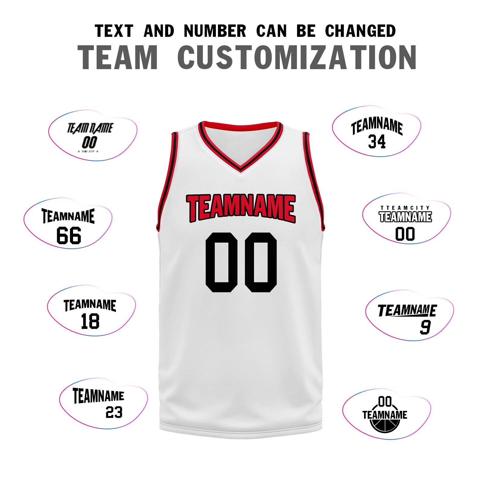 Custom Red White Black City Edition Personalized Sports Uniform Authentic Basketball Jersey BBJ01-D06101-11