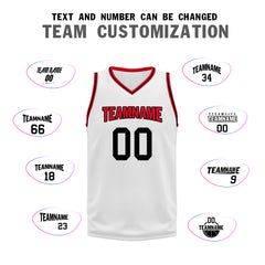 Custom Red White Black City Edition Personalized Sports Uniform Authentic Basketball Jersey BBJ01-D06101-11