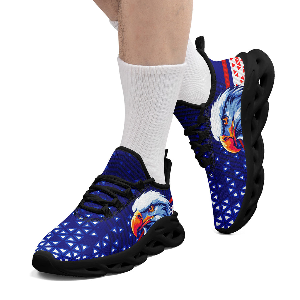 Custom United States 2026 World Cup Sneakers DIY Country Flag Running Shoes Lightweight Sport Shoes Gift for Football Fans Personalized Team Name and Logo FN003-F018032-2