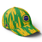 Personalized 2026 Brazil Soccer Fan Hat - Add Your Name & Design Custom 2026 Football Tournament Hat YW061-F027074-5