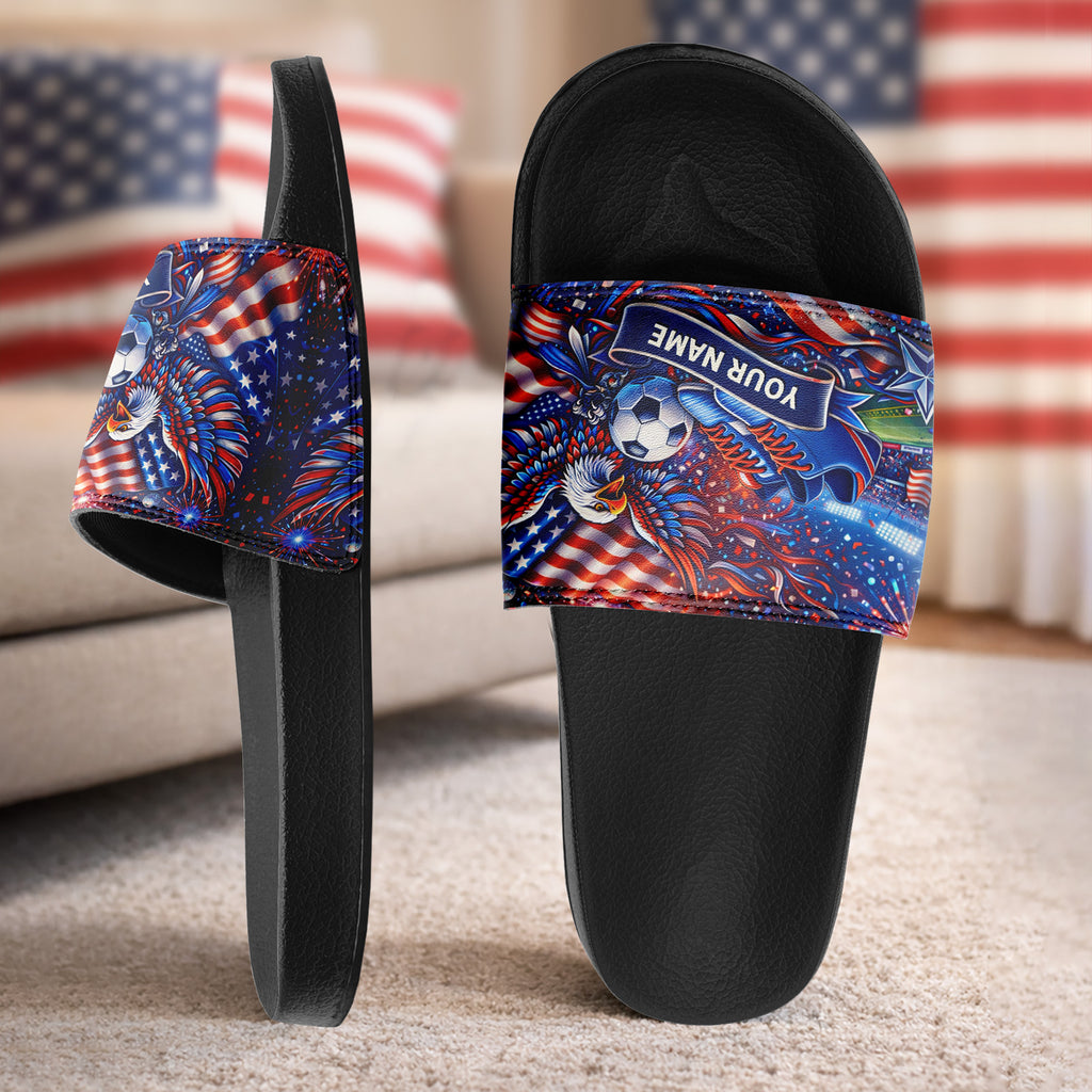 Custom 2026 World Cup United States Sneakers DIY Country Flag Running Shoes Lightweight Sport Shoes Gift for Football Fans Personalized Team Name and Logo FN056-F027060-1