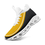 Custom Yellow Dark Gray Maxsoul Shoes Personalized Sneaker FN030XD-D020388-1