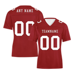 Custom Red Classic Style Personalized Authentic Football Jersey FBJ02-bd0a700a