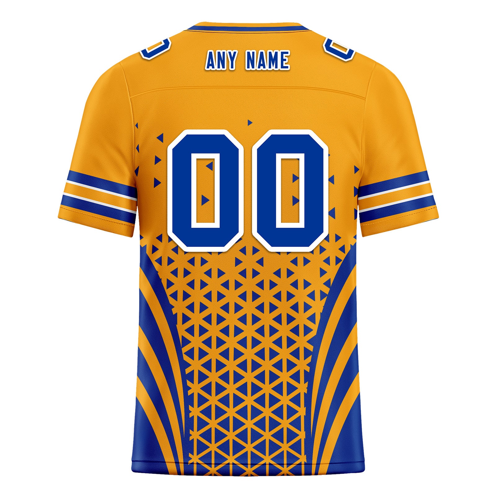 Custom Yellow White California Personalized Authentic Football Jersey FBJ02-D023033-15