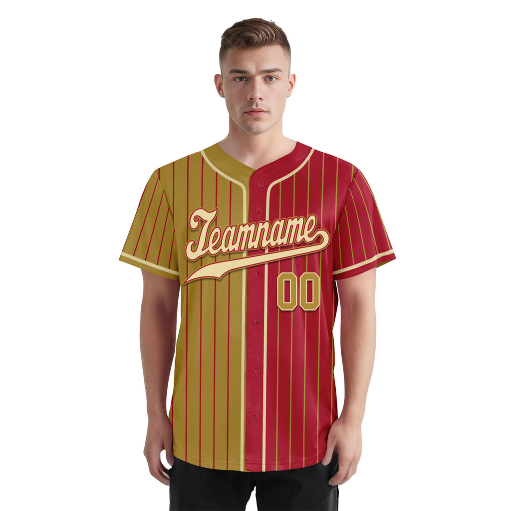 Custom Stripe Fashion Personalized Authentic Baseball Jersey BSBJ01-E06043-12