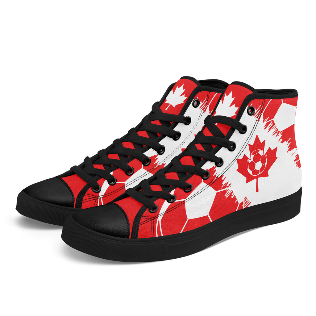 Custom 2026 World Cup Canada Sneakers DIY Country Flag Running Shoes Lightweight Sport Shoes Gift for Football Fans Personalized Team Name and Logo FN024-F023064-1