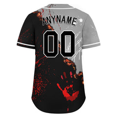 Custom Gothic Personalized Authentic Baseball Jersey BSBJ01-E06007