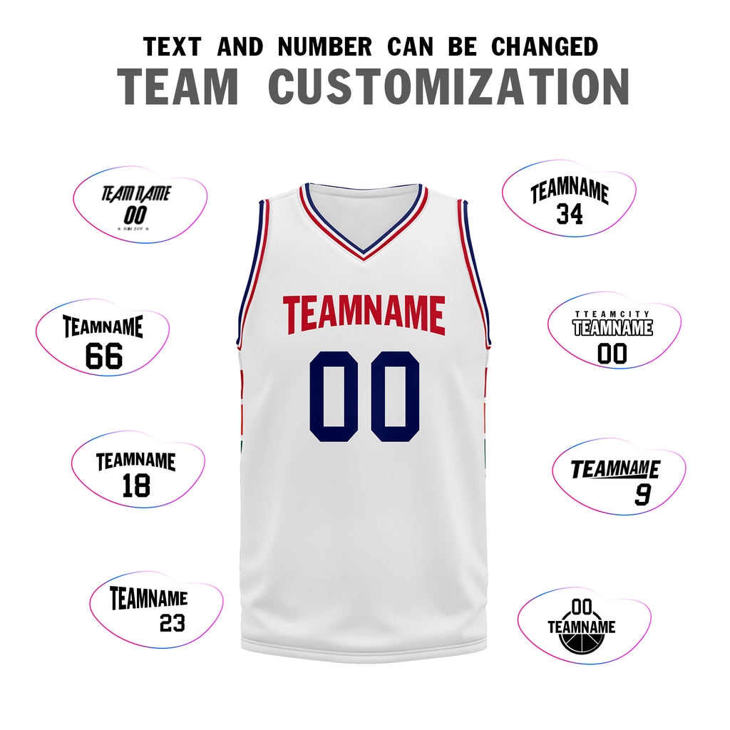 Custom White City Edition Personalized Sports Uniform Authentic Basketball Jersey BBJ01-D06101-23