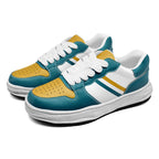 Custom Green Yellow Jacksonville Shoes Personalized Sneaker FN032-D020389-16
