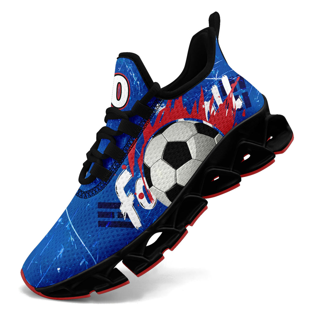 Custom South Korea 2026 World Cup Sneakers DIY Country Flag Running Shoes Lightweight Sport Shoes Gift for Football Fans Personalized Team Name and Logo FN003XD-F009063-3