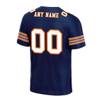 Custom Blue White Classic Style Personalized Authentic Football Jersey FBJ02-bd0a700d