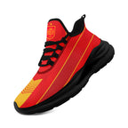 Custom Spain 2026 World Cup Sneakers DIY Country Flag Running Shoes Lightweight Sport Shoes Gift for Football Fans Personalized Team Name and Logo FN079-F020028-4