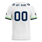 Custom White Seattle Personalized Authentic Football Jersey FBJ02-D020263-27