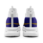 Custom Purple Baltimore Football Jersey and Sports Shoes Combo Offer Personalized Combo ZH-D025008-4
