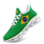 Custom 2026 World Cup Brazil Sneakers DIY Country Flag Running Shoes Lightweight Sport Shoes Gift for Football Fans Personalized Team Name and Logo FN003XD-F027047-1