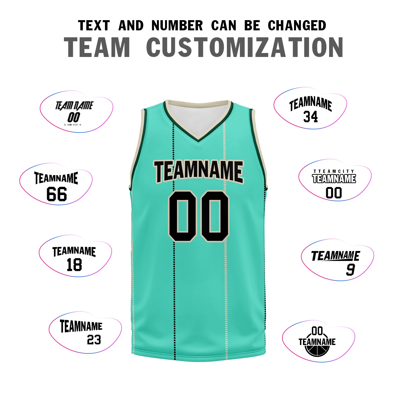 Custom Mint Green Black City Edition Personalized Sports Uniform Authentic Basketball Jersey BBJ01-D06101-4