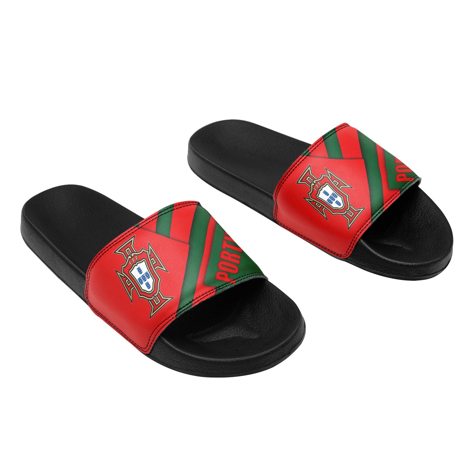 Custom Portugal 2026 World Cup Sneakers DIY Country Flag Running Shoes Lightweight Sport Shoes Gift for Football Fans Personalized Team Name and Logo FN056-F020034-3