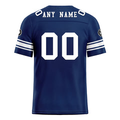 Custom Bule Dalls Personalized Authentic Football Jersey FBJ02-D020256-5