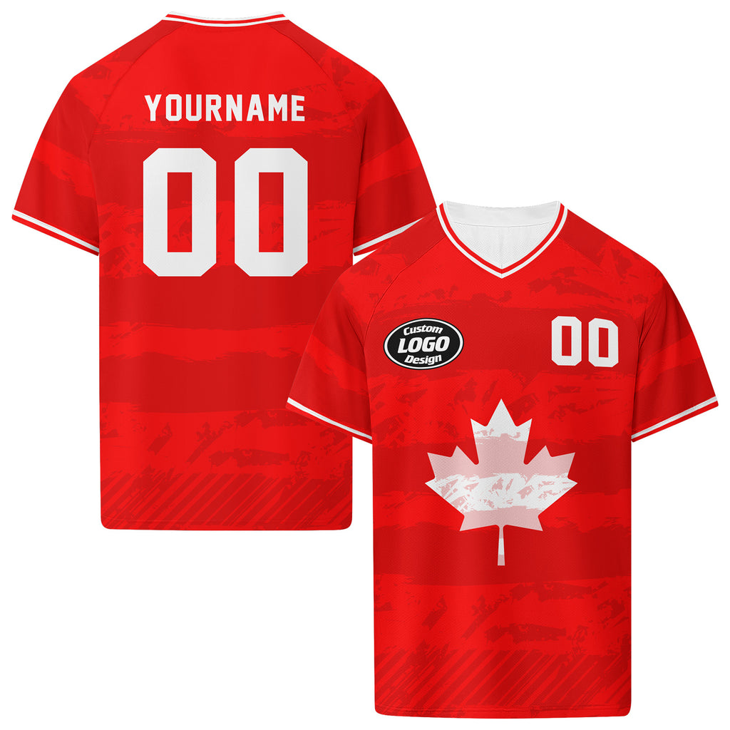 Custom Canada 2026 World Cup Football Shirt Customized Soccer Jersey for Fans Add Your Name & Number FZ190-F009149-5