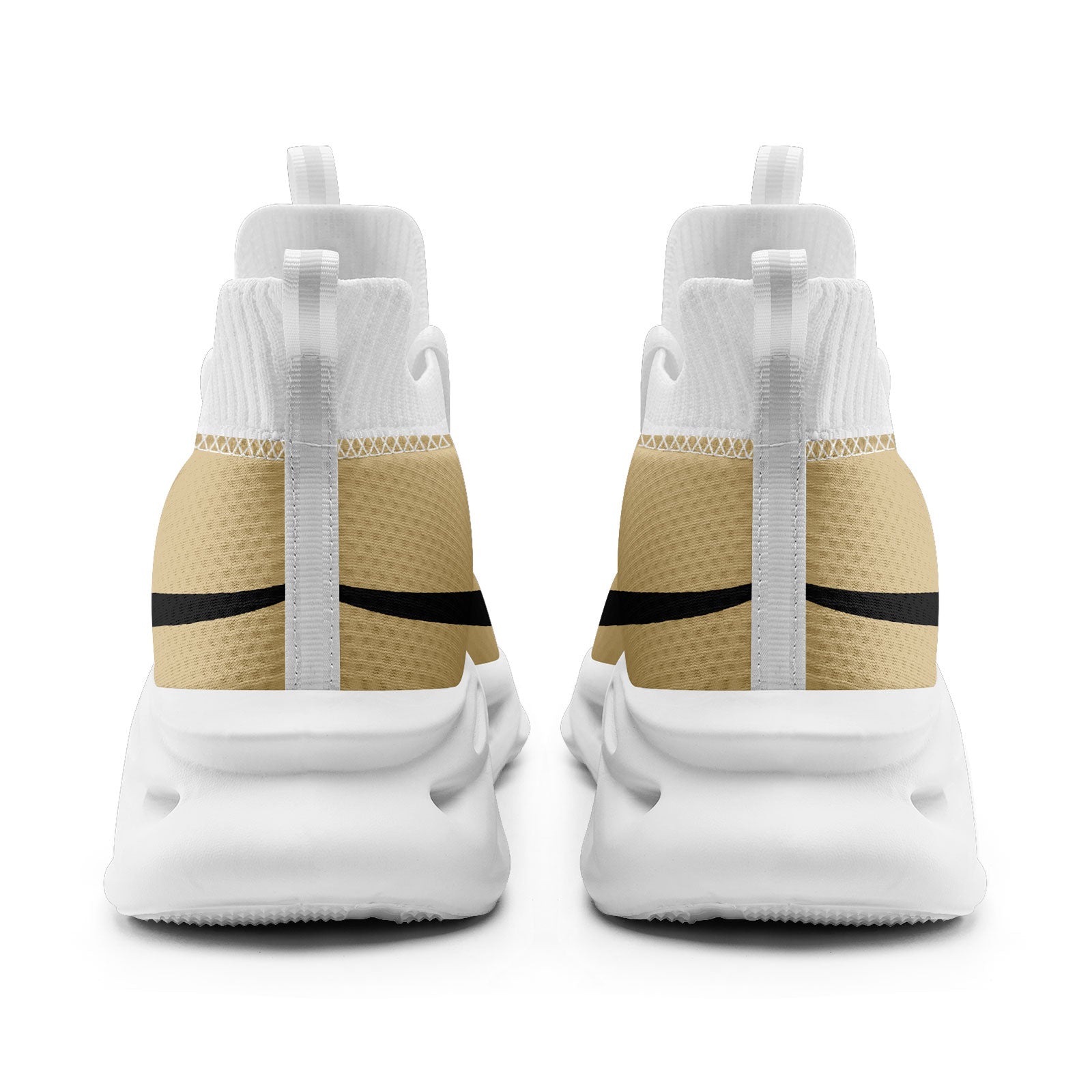 Custom Yellow New Orleans Football Jersey and Sports Shoes Combo Offer Personalized Combo ZH-D025008-19