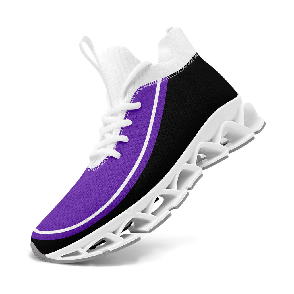 Custom Purple Black Maxsoul Shoes Personalized Sneaker FN030XD-D020388-15
