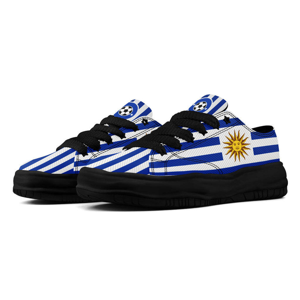 Custom Uruguay 2026 World Cup Sneakers DIY Country Flag Running Shoes Lightweight Sport Shoes Gift for Football Fans Personalized Team Name and Logo FN038-F009112-4