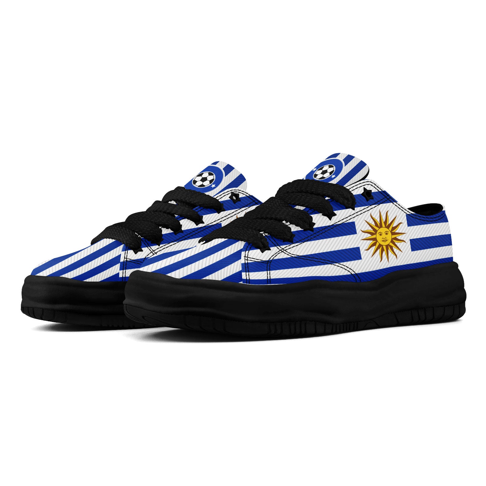 Custom Uruguay 2026 World Cup Sneakers DIY Country Flag Running Shoes Lightweight Sport Shoes Gift for Football Fans Personalized Team Name and Logo FN038-F009112-4