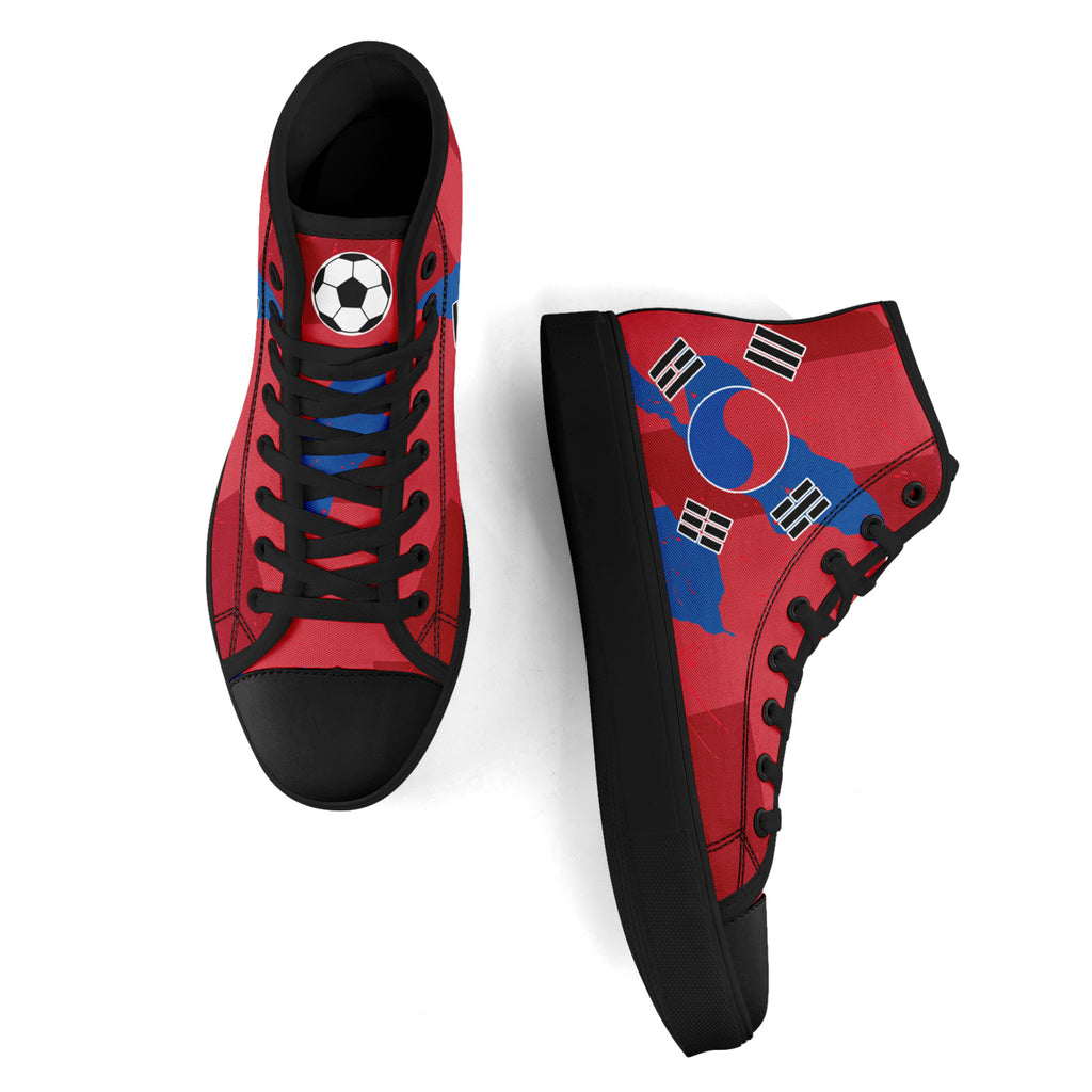 Custom South Korea 2026 World Cup Sneakers DIY Country Flag Running Shoes Lightweight Sport Shoes Gift for Football Fans Personalized Team Name and Logo FN024-F009070-1